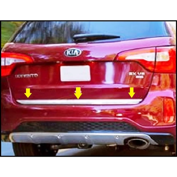 Kia SORENTO Krom Alt Bagaj Çıtası P. Çelik 2009-2015 ARASI ürün görseli 1
