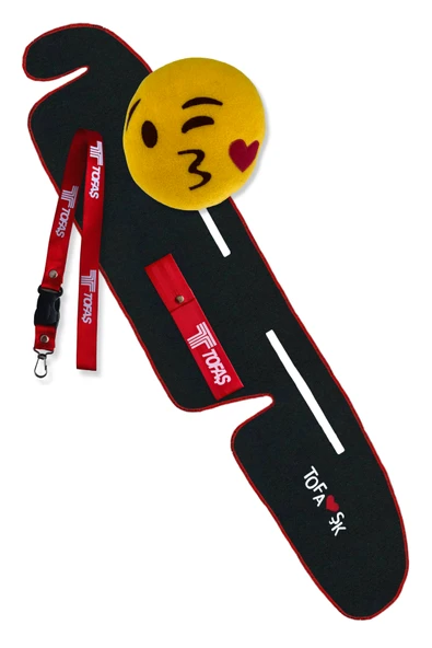 Tofaş Şahin Doğan Kartal / Yeni Model Nakışlı Siyah Torpido Halısı / Emoji Yastık & Oto Aksesuar ürün görseli 1
