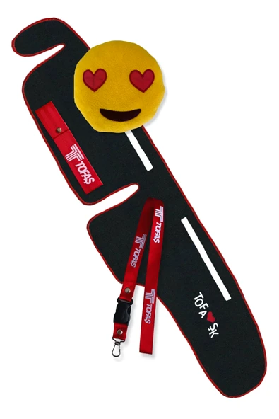 Tofaş Şahin Doğan Kartal / Eski Model Nakışlı Siyah Alçak Torpido Halısı / Emoji Yastık & Oto Aksesuar ürün görseli 1