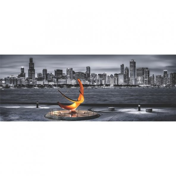 Keskin Color Puzzle 1000 Parça 34x96 Panoramik Yap.Chicago ürün görseli 1