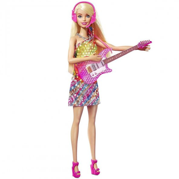 Orjinal Barbie Bebek Büyük Şehir Büyük Hayaller Malibu Şarkıcı Bebek GYJ23 ürün görseli 1