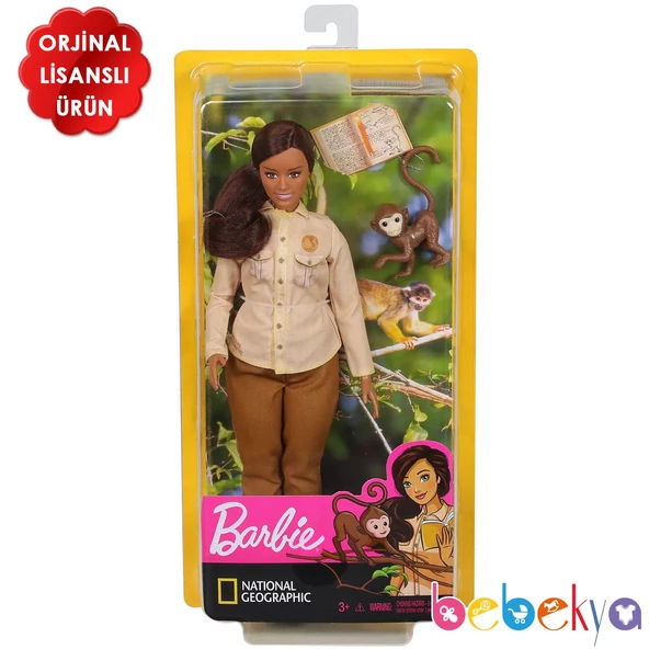 Orjinal Barbie Nat Geo Bebekleri Doğa Dostu ürün görseli 1