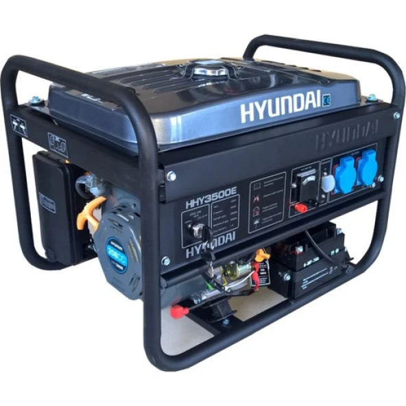 Hyundai HHY3500E Benzinli Marşlı Jeneratör 3,8kVA ürün görseli 1