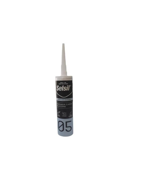 Selsil Duşakabin Mutfak Banyo Silikon Şeffaf 280ml ürün görseli 1