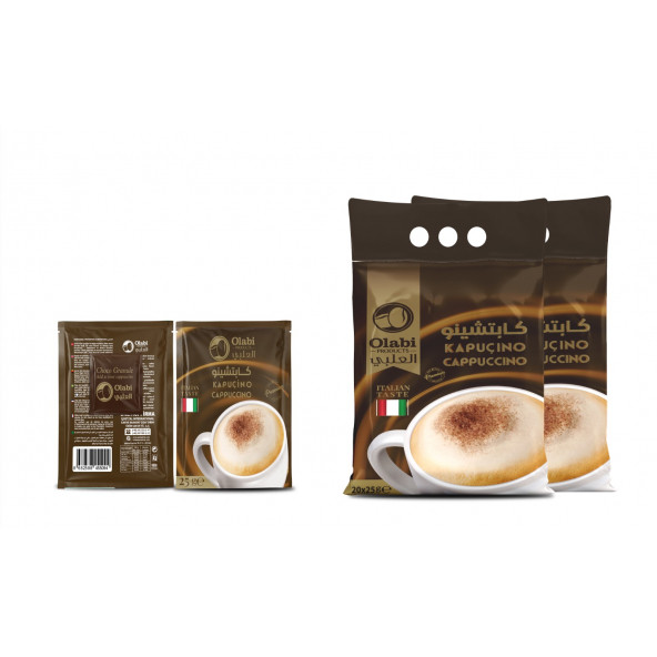 Olabi Cappuccino Çikolatalı Granül 20 x 25 g ürün görseli 1
