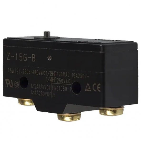 Z-15G-B Z15GB Basmalı İnce Pimli Mikro Switch ürün görseli 1