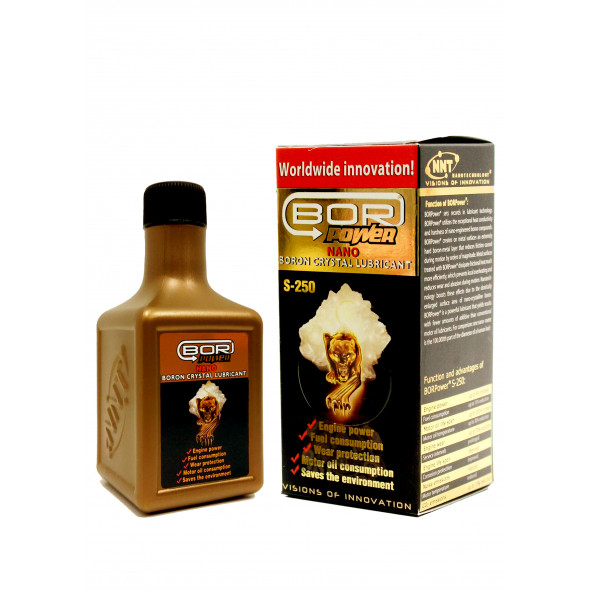 BOR POWER S-250 Gold Güçlendirilmiş Bor İçerikli Motor Yağ Katkısı - NNT BOR POWER ürün görseli 1