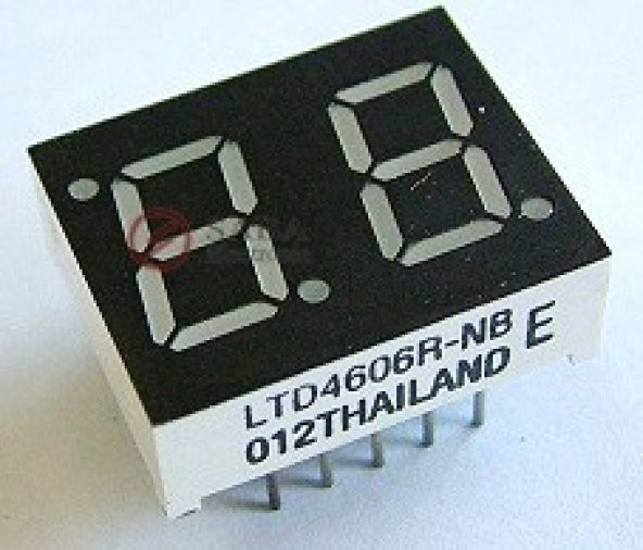 10mm 2li Ortak Anot Display - LTD4606R-NB - Resim 2