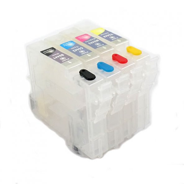 Epson T0551-T0554 Uyumlu Kolay Dolan Kartuş - 4 Renk ürün görseli 1