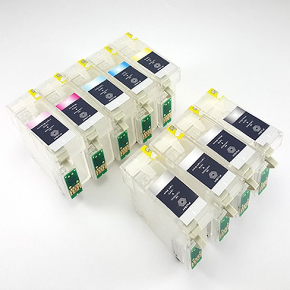 Epson T1571-T1579 Uyumlu Kolay Dolan Kartuş - 9 Renk ürün görseli 1