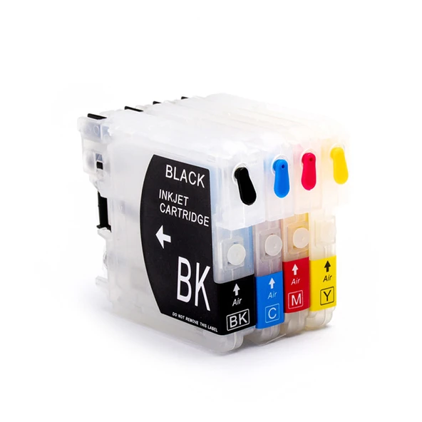 Brother LC38, LC39, LC67 Uyumlu Kolay Dolan Kartuş - 4 Renk ürün görseli 1