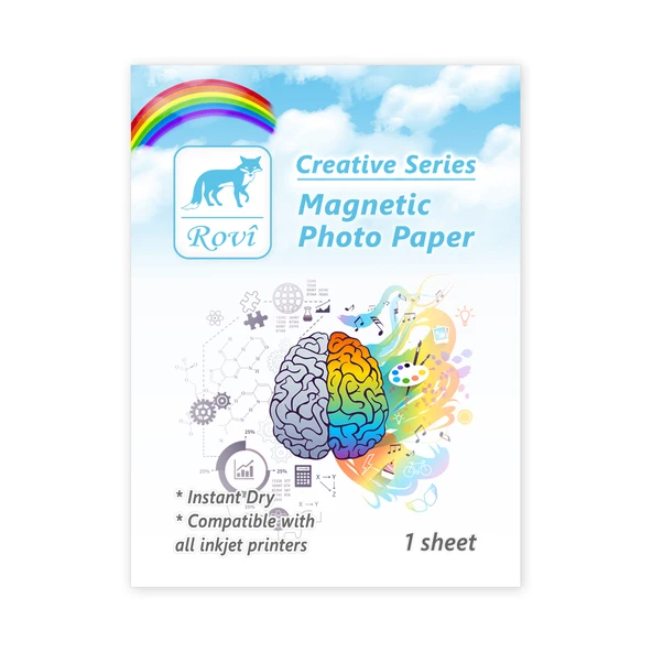 Rovi Creative Mıknatıslı Fotoğraf Kağıdı 640gsm 1yp A3 ürün görseli 1