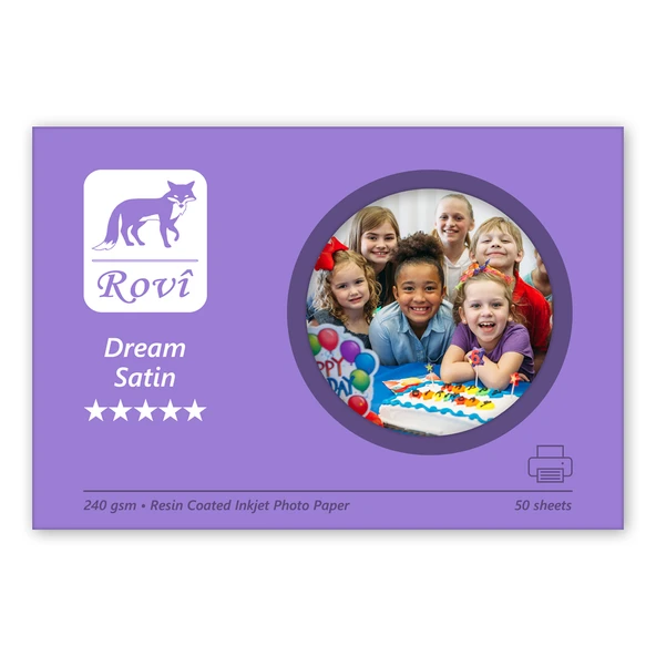 Rovi Dream Satin Fotoğraf Kağıdı 240gsm 50yp 13x18 ürün görseli 1