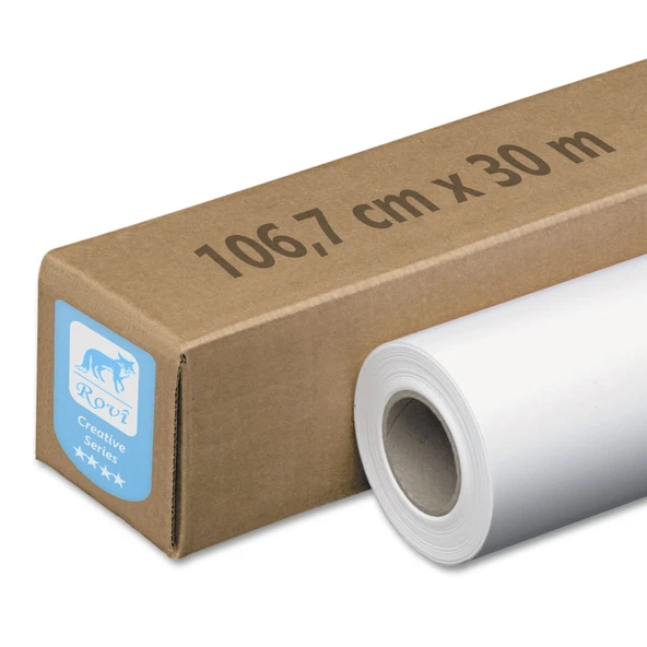 Rovi Creative Parlak Plastik 106,7 cm x 30 m Rulo Etiket - 180 gsm ürün görseli 1