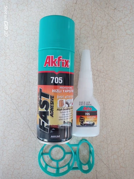 AKFİX HIZLI YAPIŞTIRICI MDF KİT SPREY YAPIŞTIRICI 400 ML-100 ML ürün görseli 1