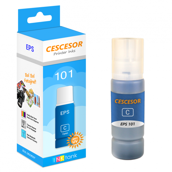 Epson 101 Mavi Muadil Mürekkep - 70 ml - CESCESOR ürün görseli 1