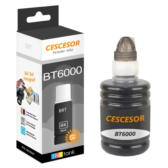 Brother BT6000 Siyah Muadil Mürekkep - 140 ml - CESCESOR ürün görseli 1