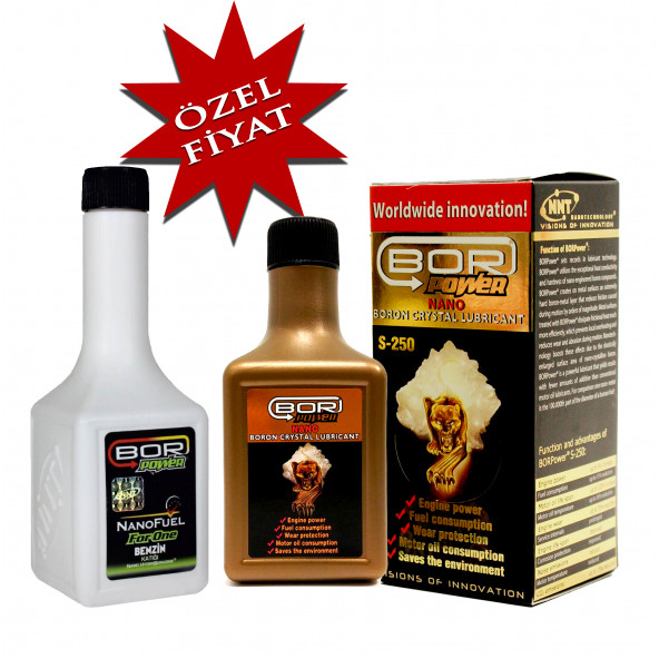 BOR POWER S Gold 250ml '' Benzin Katkısı 200ml Güçlendirilmiş Bor İçerikli ürün görseli 1