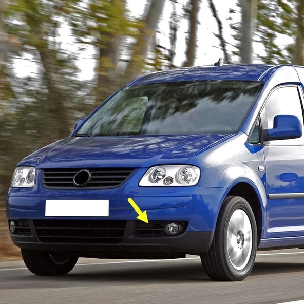 VW Caddy Life 2004-2010 Ön Tampon Sol Sis Farı Kapağı 1T0853665A ürün görseli 1
