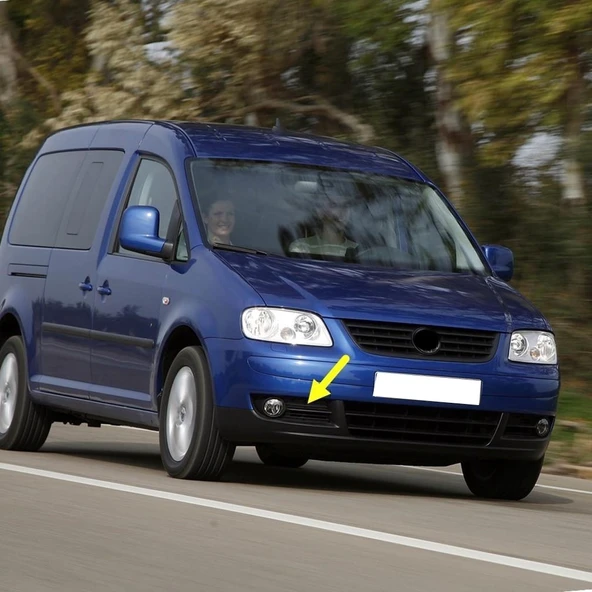 VW Caddy Life 2004-2010 Ön Tampon Sağ Sis Farı Kapağı 1T0853666A ürün görseli 1