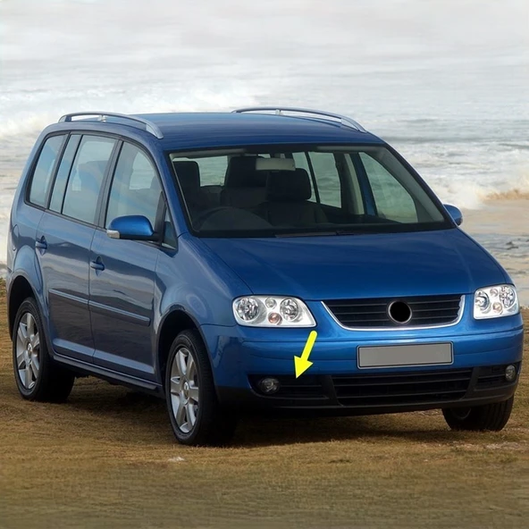 VW Touran 2003-2006 Ön Tampon Sağ Sis Farı Kapağı 1T0853666A ürün görseli 1