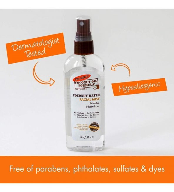 Palmers Coconut Oil Formula Coconut Water Facial Mist 100 ml ürün görseli 1