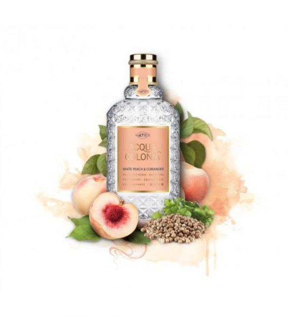 4711 Acqua Colonia White Peach & Coriander Unisex Parfüm EDC 50 ML ürün görseli 1