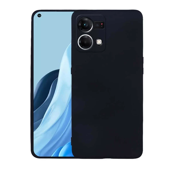 Gpack Oppo Reno 7 Kılıf Mat Lüx Kamera Korumalı Premier Mat SilikonNano Glass ürün görseli 1