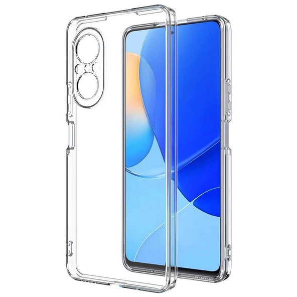 Gpack Huawei Nova 9 SE Kılıf Süper Silikon Lüx Kamera Korumalı Şeffaf ürün görseli 1