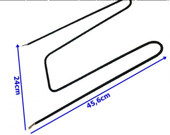 Luxell Marka M Tipi Fırın Rezistansı 800Watt ürün görseli 1