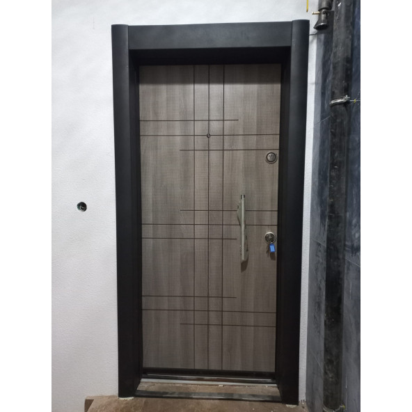 11532 Çelik Kapı, Ahşap Çelik Kapı Modelleri Sol Açılım Çelik Kapı ürün görseli 1