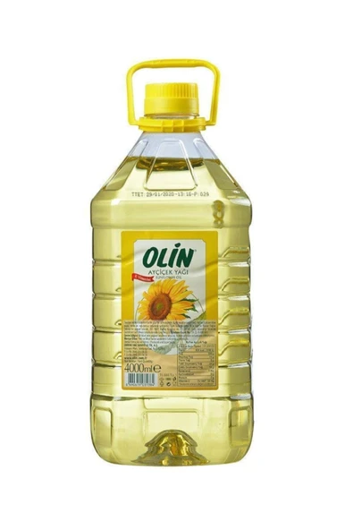 Olin Ayçiçek Yağı 4 Lt Pet ürün görseli 1