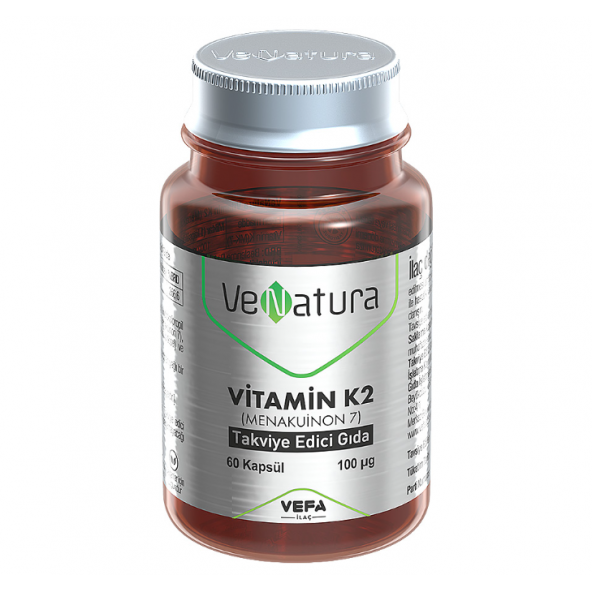 Venatura Vitamin K2 Menakuinon 7 Takviye Edici Gıda 60 Kapsül ürün görseli 1