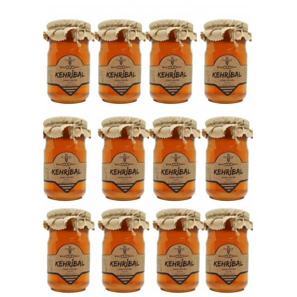 Kehribal flower honey 850 gr x 12 pieces ürün görseli 1