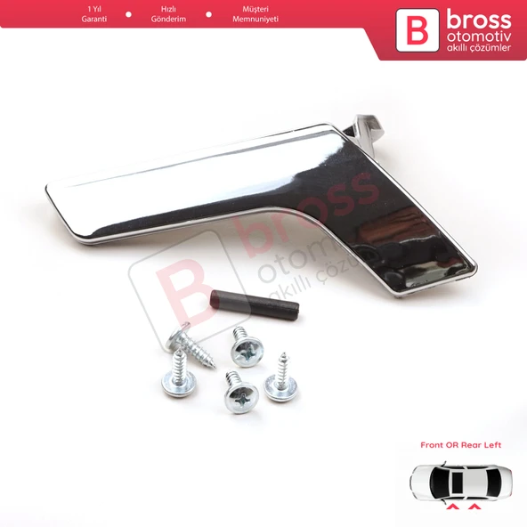 Mercedes W204 İçin İç Kapı Açma Kolu Sol 2047201171 PARLAK ürün görseli 1