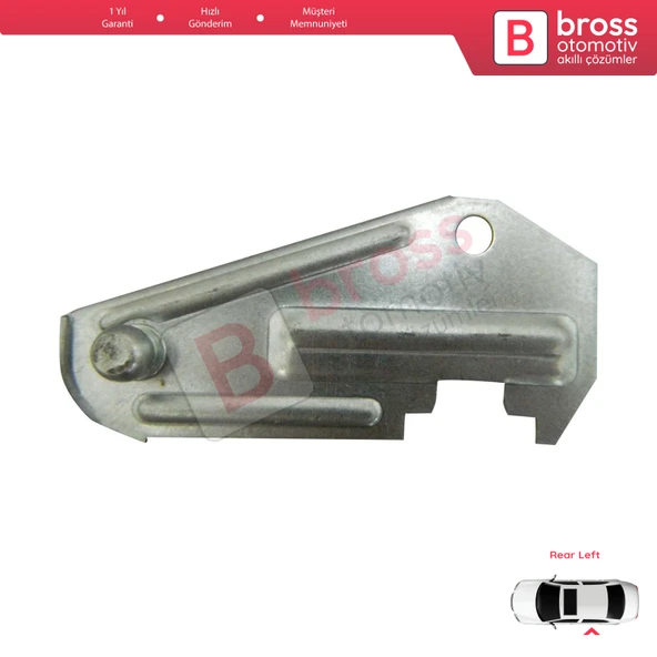Opel Astra G T92 T98 H A04 1998-2014 İçin Arka Sol Cam Kriko Tamir Klips Metal Bağlantı Sacı ürün görseli 1