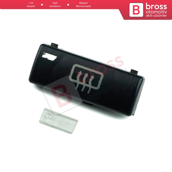 BMW X5 E53 5 Serisi E39 64116915812 İçin Klima Kontrol Panel Arka Cam Buğu Buz Çözücü Düğme Kapağı ürün görseli 1