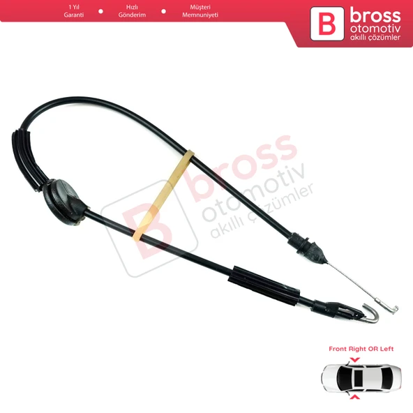 VW Passat B5 B5.5 1996-2005 Skoda Superb B5 3U 2001-2008 3U0837085 İçin Ön Kapı İç Açma Teli ürün görseli 1