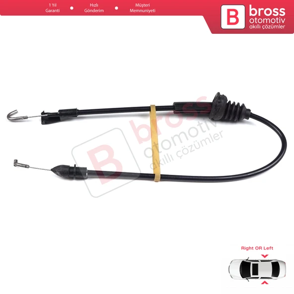 VW Golf Jetta MK4 Bora İçin Arka Kapı İç Açma Teli 1J4839085J ürün görseli 1