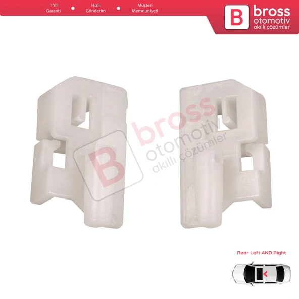 Hyundai I30 I30 CW MK1 FD 2007-2015 50006393 İçin Sunroof Arka Perde Kızak Tamir Ayak Klips Tırnağı Sağ Sol ürün görseli 1