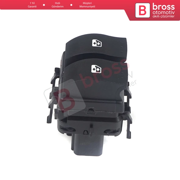 Renault Clio MK2 BB/CB 1998-2014 8200060045 İçin 10-Pin Sürücü Kapı Ana Cam Açma Düğmesi ürün görseli 1