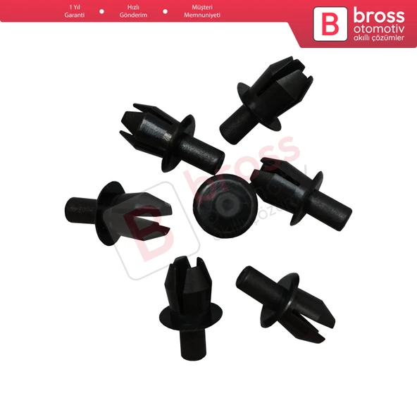 Mercedes VW Audi Seat Ford İçin 10 Adet Tampon Klipsi 1239900292 ürün görseli 1