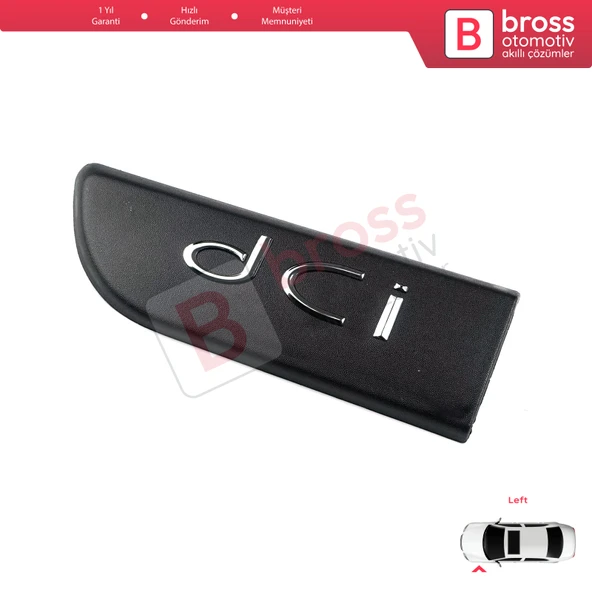 Megane Scenic MK2 İçin Sol DCI Monogram Amblemi Yazısı 8200717150 ürün görseli 1