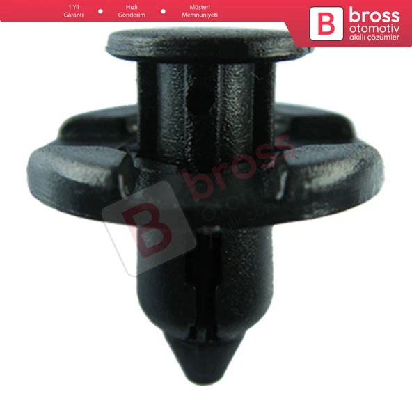 Nissan 01553 09321 Toyota 90044 68320 İçin 10 Adet Tampon Klipsi ürün görseli 1