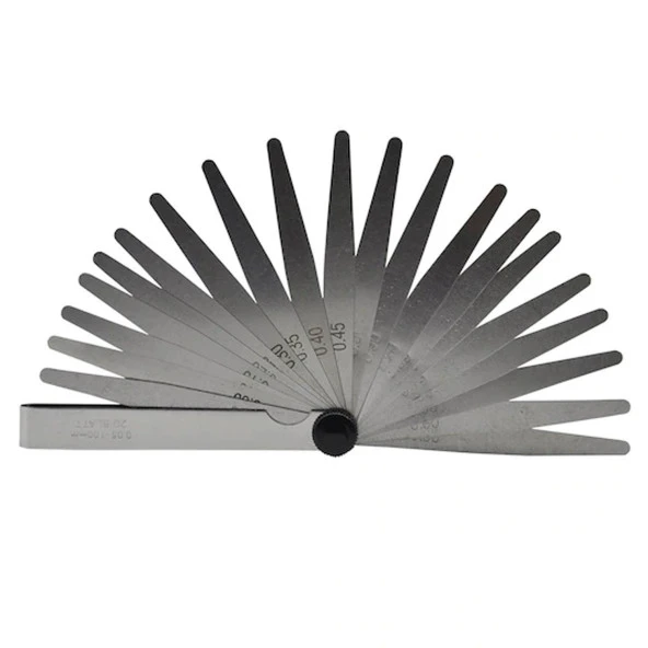 Dw Sentil Filler Feeler Çakısı Boşluk Ölçme 13 Yaprak 200 mm (0.05-1.00 mm) ürün görseli 1
