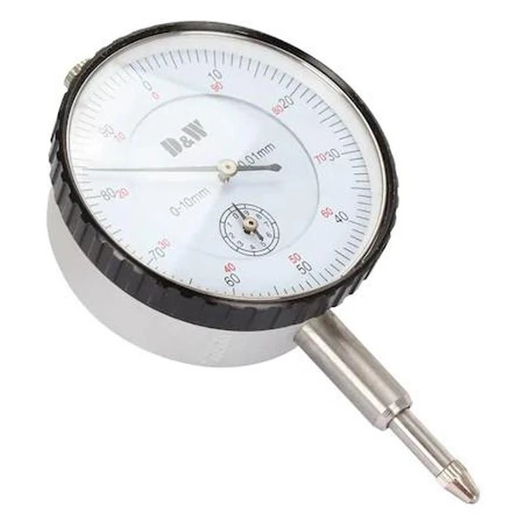 DW Mekanik Komparatör Tek Saati Kulaksız - Ölçü 0-10 Mm ürün görseli 1