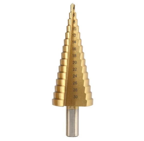 Gfb Kademeli Matkap Ucu Metal Sac Delme 4-30 mm Titan ürün görseli 1