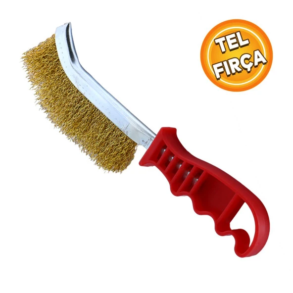 Plastik Saplı Tel Fırça Kir Pas Mangal Barbekü Izgara Çok Amaçlı Temizleme Fırçası ürün görseli 1