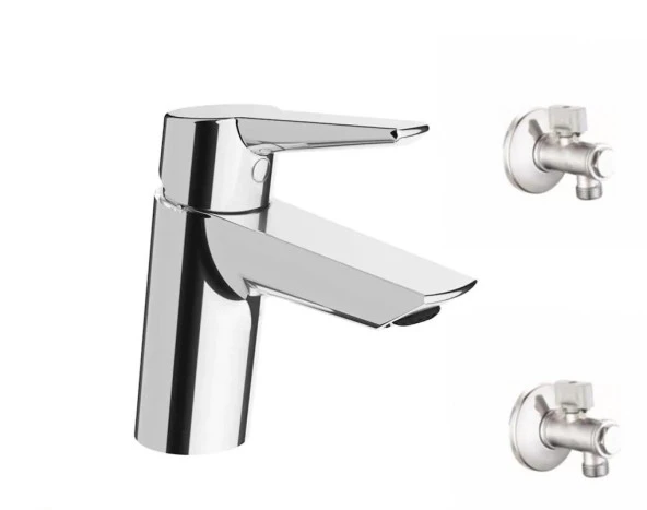 Artema Solid S Lavabo Bataryası A42440 ve Gms Ara Musluk 2'li ürün görseli 1