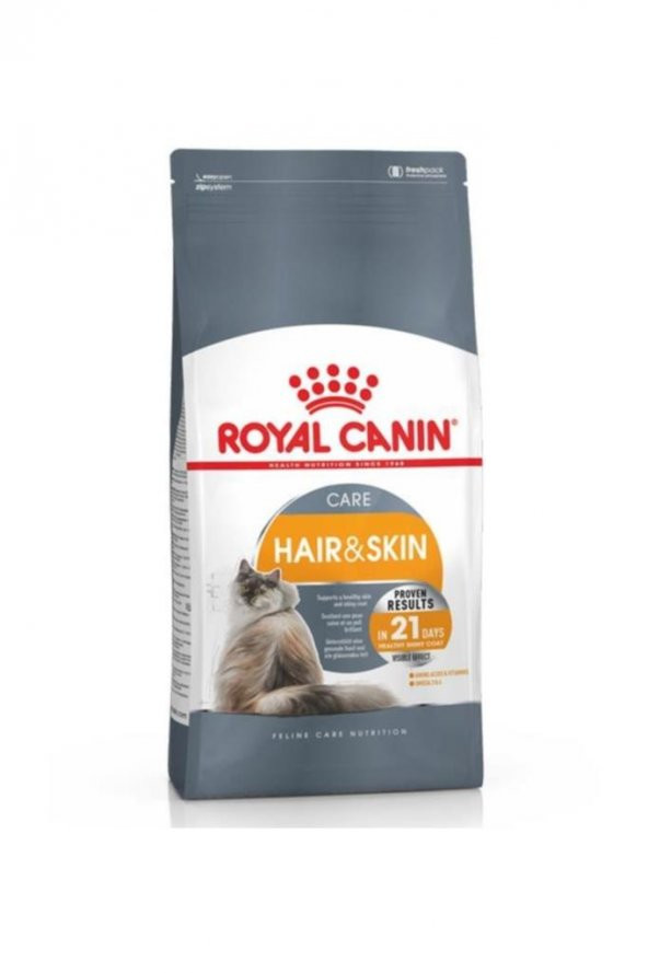 Royal Canin Royal Canin Hair&Skin Hassas Tüylü Yetişkin Kuru Kedi Maması  4 kg ürün görseli 1